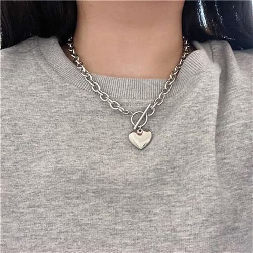 Ins personality cool style full body titanium steel love nec