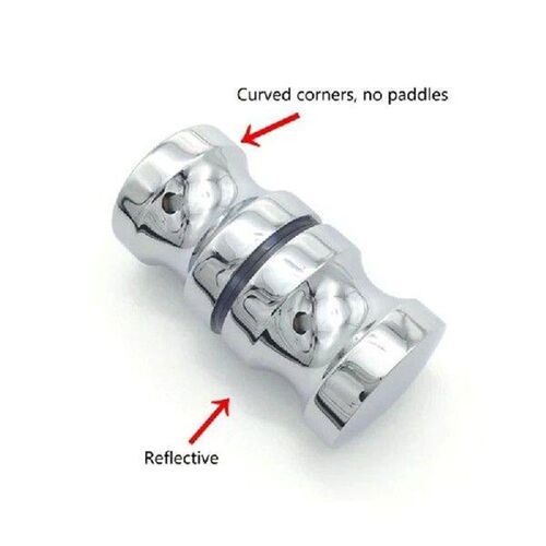 3cm Single Hole Round Sliding Glass Door Handle Aluminum