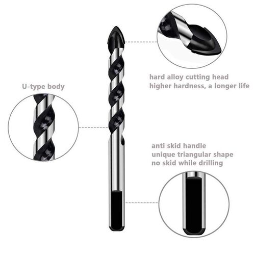 HHO-Tungsten Carbide Drill Bit Set for Porcelain Ceramic Til