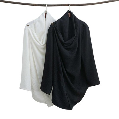 Spring and Summer Mens Hand-Collar Shawl Coat Tang Clothing