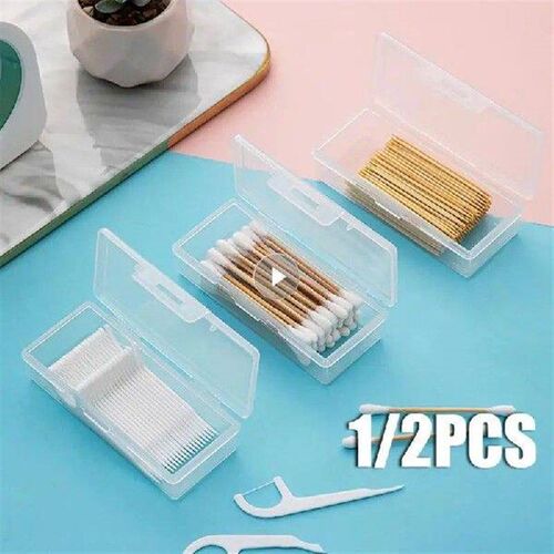 Portable Pill Storage Box With Lid Dustproof Toothpick