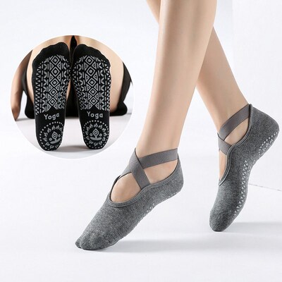 Non-slip Yoga Socks Thick tton Pilates Dew Instep Indoor Dan