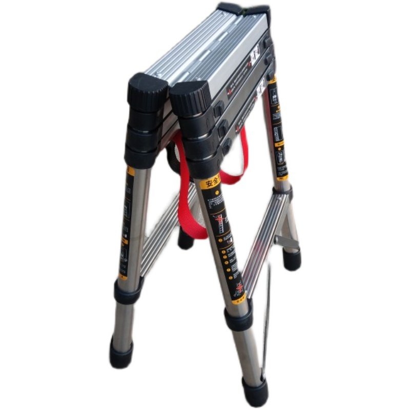 不锈钢伸缩人字梯加厚行走人字梯家用四步小楼梯空调清洗贴墙布纸,居家日用,家用梯,淘宝优惠券,粉丝福利购,淘宝优惠卷