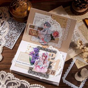 30 pcs Lace Sticker Book Decorative Scrapbooking Diary Album