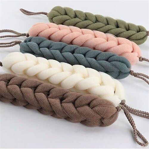 Soft Back Strap Bath Scrubber Rich bubbles Body Brush