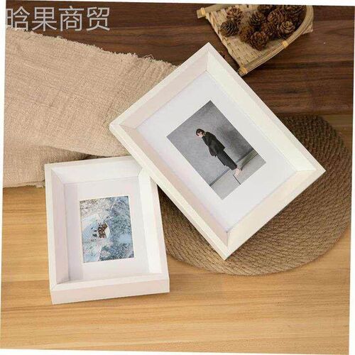 Nordic simple wooden photo frame square picture frames 相框