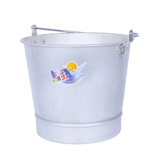 老式特厚铝水桶铝制防爆提桶带盖铝桶纯铝圆桶加油站水桶家用加高