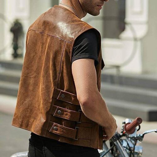 Mens Vest Casual Korean Style Fashion rendy Single-breasted