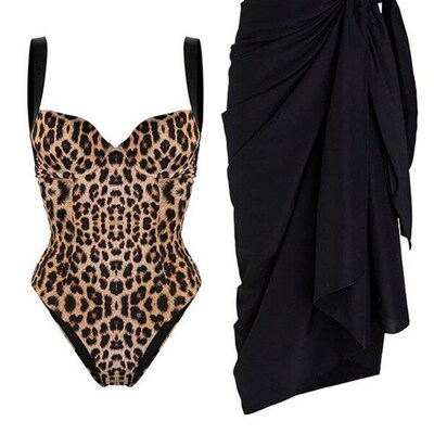 Leopard Print Beachwear 2023 Womens Fashion Swimwear Summer