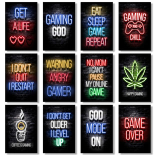 Poster Wall Canvas Room Pai Game Decoration Video Gaming Art