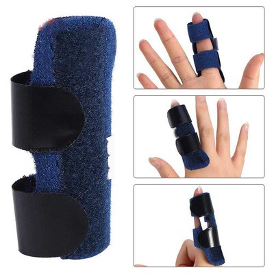 1Pcs Pain Relief Aluminium Finger Splint Fracture Protection