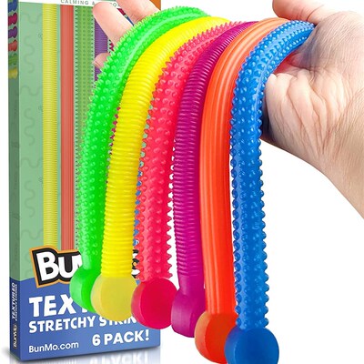 Squishy Textured Stretchy Strings Fidget Toy Bumpy面条拉拉乐