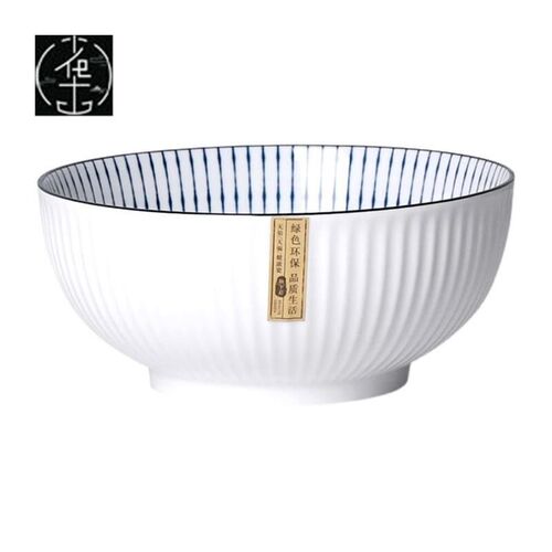 Double ears soup bowl noodle bowl large size ramen bowl