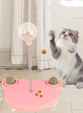 Pet Puzzle Food Leaking Ball Toy Cat Dog Interactive reat Le