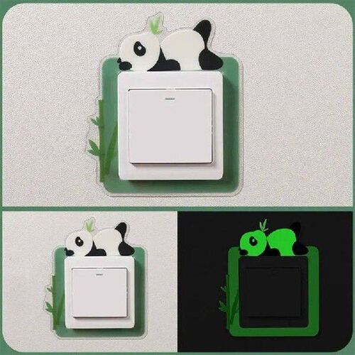 Funny Light Switch Stickers Glow-in Dark Stickers With