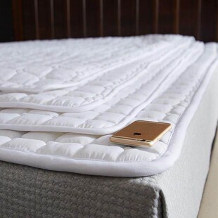 Hotel bed sheet white thin fitted soft cover mattress pad