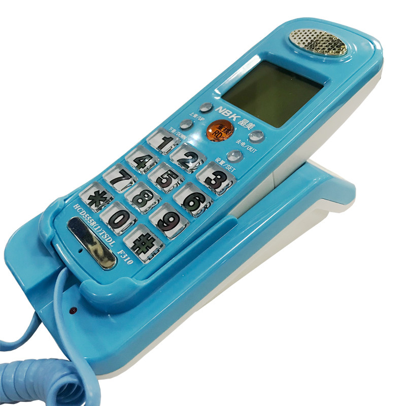 家用壁挂式小电话机座机酒店宾馆来电显示 桌放电话小挂机小分机