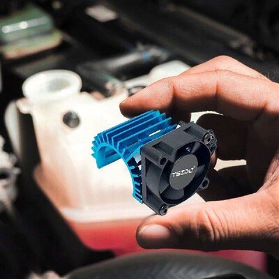 RC 380 390 2838 2845 2847 Motor Cover HeatSink Cooling Fan