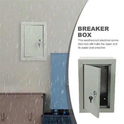 Waterproof Electrical Box 200x300mm Shallow Gray Outdoor
