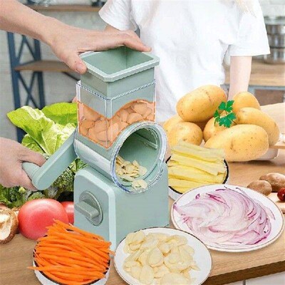 Vegetable Cutter & Slicer Manual Kitchen Cheese Chopper