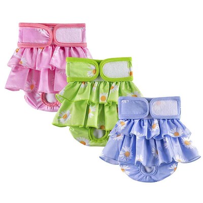 Female Dogs Diaper Washable Pets Physiological Pants Sanitar