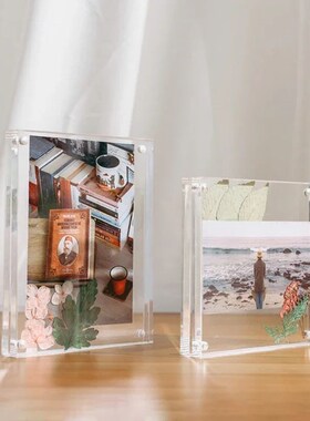 Acrylic Photo Frame Transparent Magnetic Picture Frame Kpop