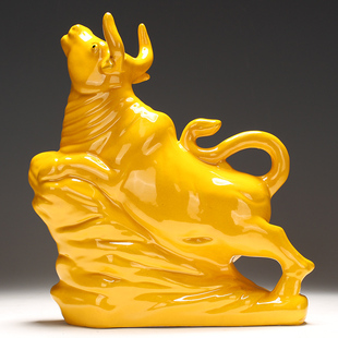 博艺萱大号陶瓷十二生肖鼠牛虎兔龙蛇马羊猴狗鸡猪工艺品招财摆件