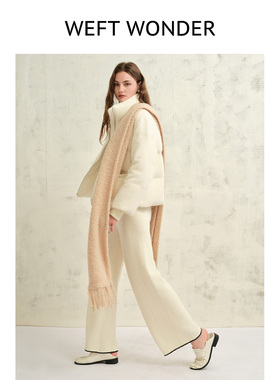 WEFT WONDER 2026年早春新款简约鹅绒短款羽绒服