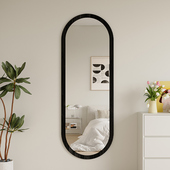 中古风穿衣镜壁挂式 全身镜异形大镜子女生贴墙卧室家用挂墙试衣镜