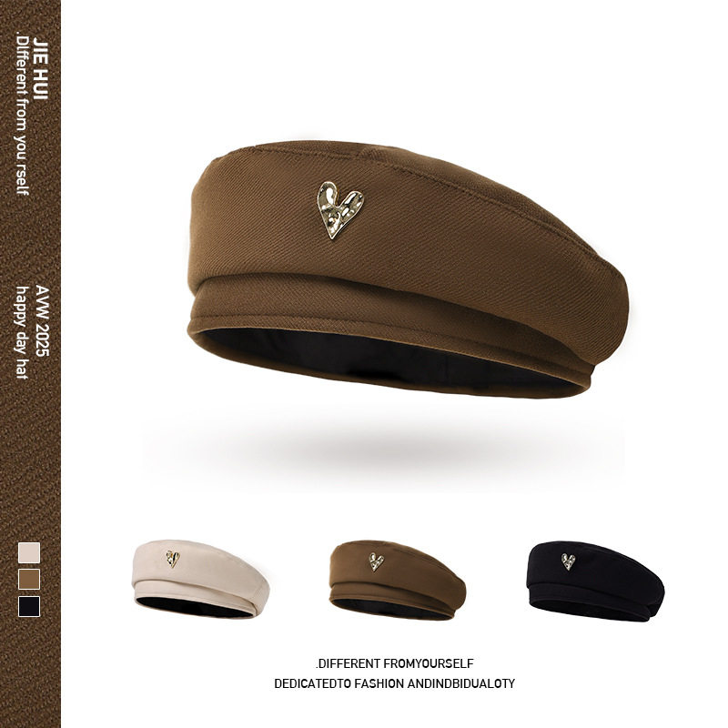 韩系秋冬毛呢贝雷帽英伦风画家帽复古百搭显脸小日系高级感帽子女,服饰配件/皮带/帽子/围巾,帽子,淘宝优惠券,粉丝福利购,淘宝优惠卷