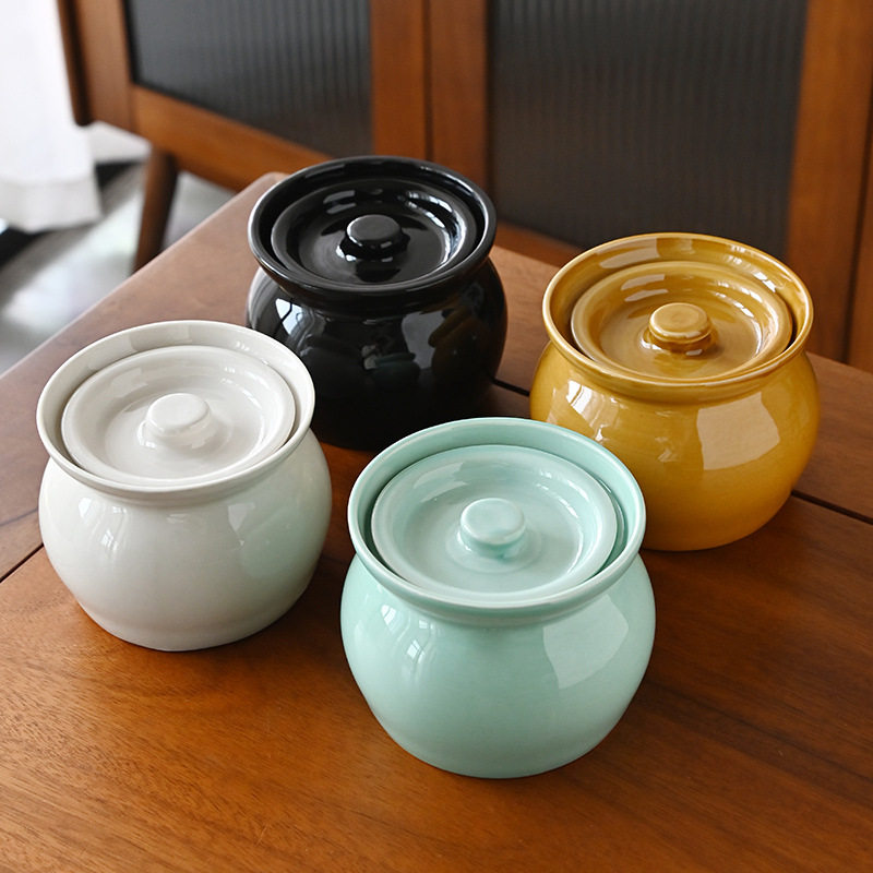 瓦罐炖盅隔水炖朱雀汤蒸蛋炖罐带盖餐具汤罐沙县小吃陶瓷煨汤汤盅,厨房/烹饪用具,炖锅/炖煲/汤煲,淘宝优惠券,粉丝福利购,淘宝优惠卷