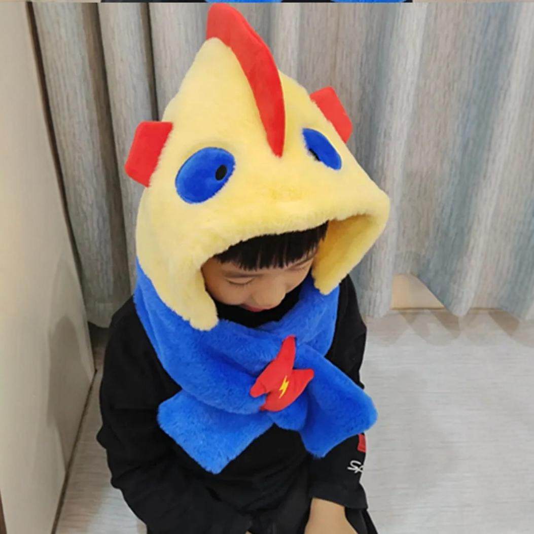 儿童帽子围巾一体可爱卡通毛绒加厚防风宝宝帽子秋冬季女孩,服饰配件/皮带/帽子/围巾,多件套,淘宝优惠券,粉丝福利购,淘宝优惠卷