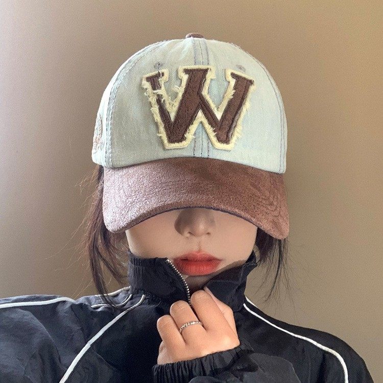 W字母棒球帽牛仔嘻哈帽帽子男款女鸭舌帽士帽子钓鱼户外帽,服饰配件/皮带/帽子/围巾,帽子,淘宝优惠券,粉丝福利购,淘宝优惠卷