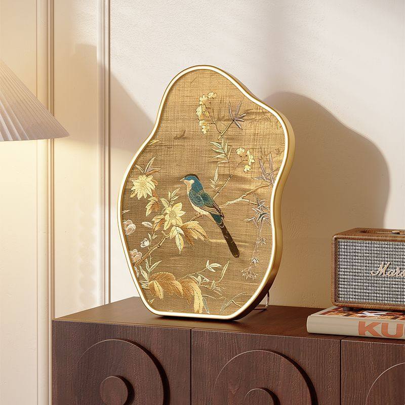 花鸟喜鹊摆画卧室床头桌面装饰画摆台复古摆件中古风小众艺术挂画,家居饰品,桌面摆台画,淘宝优惠券,粉丝福利购,淘宝优惠卷