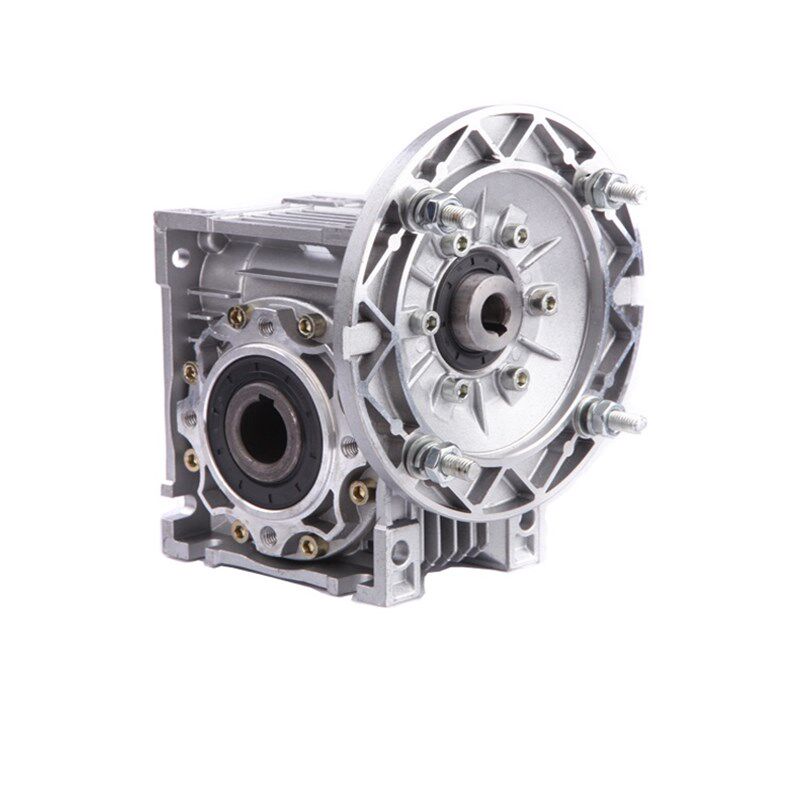 NMRV蜗轮蜗杆减速机变速器调速箱涡轮涡杆铝壳带刹车变频电机