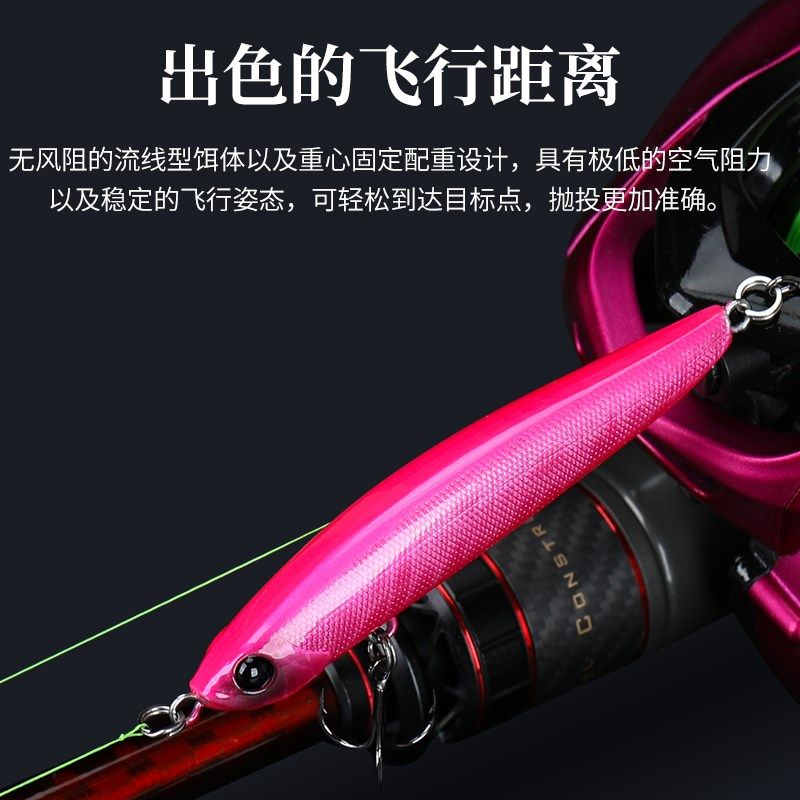 钓之屋 70s全泳层沉水铅笔路亚饵盒装70mm/7.g翘嘴鲈鱼饵,户外/登山/野营/旅行用品,路亚饵,淘宝优惠券,粉丝福利购,淘宝优惠卷