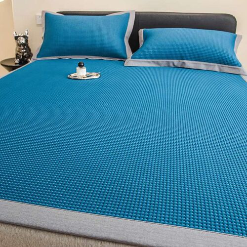 Ice silk mat summer washable summer high-end rattan mat ice
