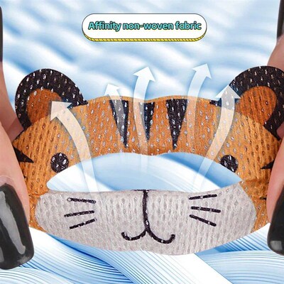 30/60Pcs Anti-Snoring Cartoon Stickers for Children Sleep Cl
