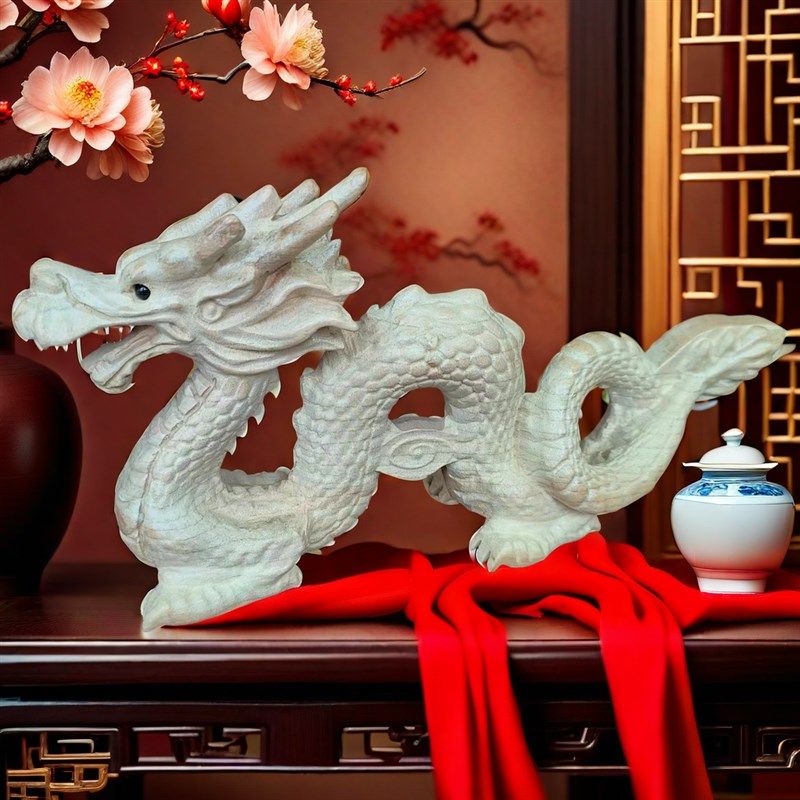 桃木龙摆件木雕实木补缺角青龙办公室原色龙原木龙无漆装饰品,家居饰品,国学摆件,淘宝优惠券,粉丝福利购,淘宝优惠卷