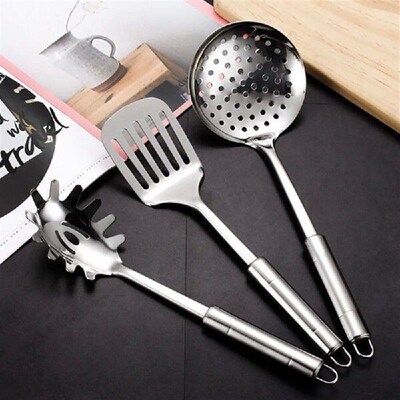 9Pcs Stainless Steel Kitchen Cooking Utensils Set