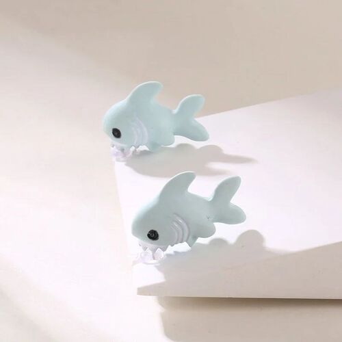 2pcs/1pair Animal Cartoon Stud Earring For Women Cute Dinosa