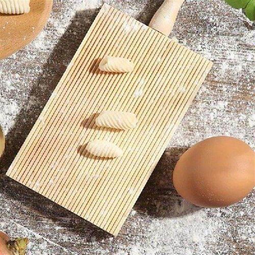 Italian Fantes Gnocchi Board Wood Kitchen Baking Tool Pasta