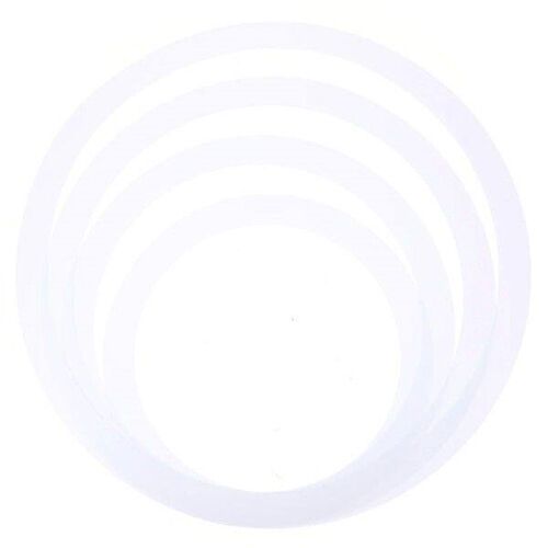4 Pcs Clear Drum Gel Pads Set Playset Accessories Practice