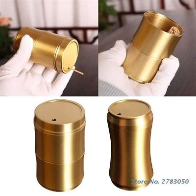 Brass Toothpick Holder Tooth Picks Dispenser Novelty