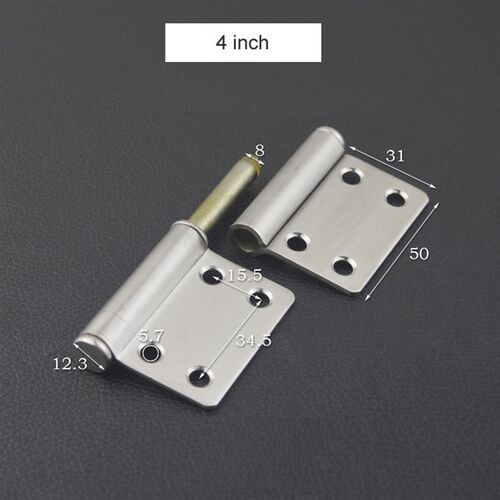 Stainless steel 304  Flag shape ,Detachable hinge , 3/4/5 in