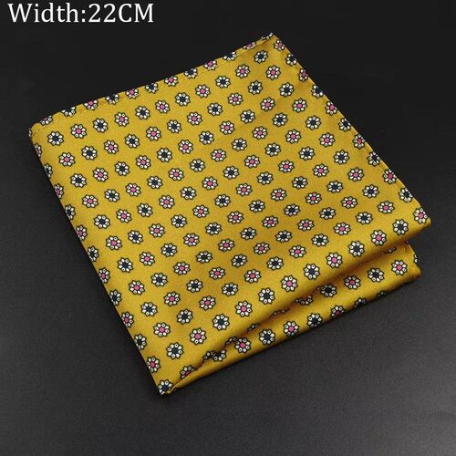 Mens Solid Colors Hankerchief Scarves Vintage Silk Satin Me