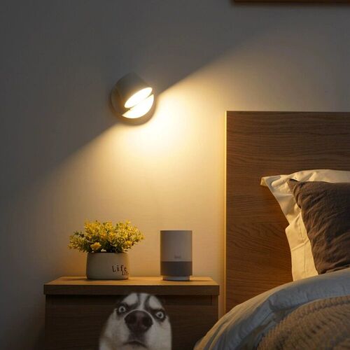 Nordic Simple Bedroom Bedside Led Reading Wall Light With In