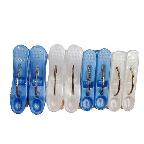 Solid Color Plastic Clothespins, Multi-functional Clips for