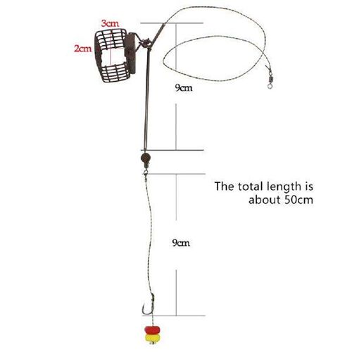 Balance Fshing Group Cage Practical Fishing Bait Feeders