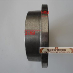 电动门轮子 电动伸缩门全铁轨铁平轮 机头驱动轮 伸缩门配件